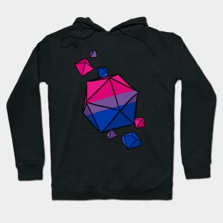 Bi Pride Flag Dice Hoodie